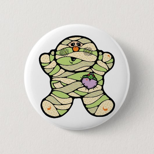 schattige baby mama ronde button 5,7 cm (Voorkant)