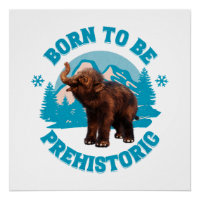 Schattige Baby Mammoet Prehistorische Kinder Verja