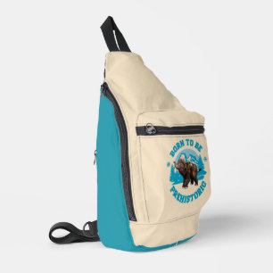 Schattige Baby Mammoet Prehistorische Kinder Verja Sling Bag