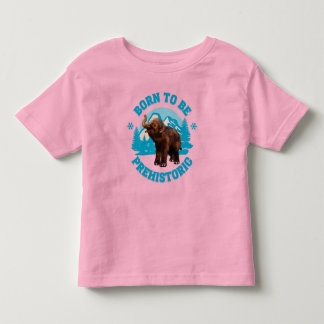 Schattige baby mammoet Prehistorische kinderverjaa Kinder Shirts