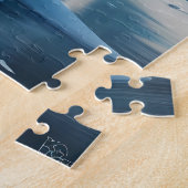 Schattige Baby mammoet spelen in de Noordelijke IJ Legpuzzel (Zijkant)