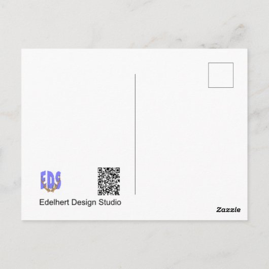 Schattige Baby MEISJE Chick Cartoon Briefkaart (Achterkant)