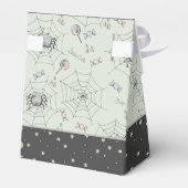 Schattige Baby Meisje Vleermuizen Halloween & Herf Bedankdoosjes (Achterkant)