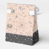 Schattige Baby Meisje Vleermuizen Halloween & Herf Bedankdoosjes (Achterkant)