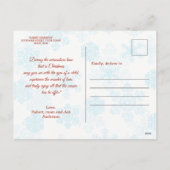 Schattige baby mijn eerste kerst Santa-hoed vakant Feestdagenkaart (Achterkant)