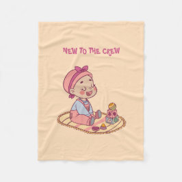 Schattige Baby-motief Fleece Deken