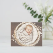 Schattige Baby-neutraal briefkaart (Staand voorkant)