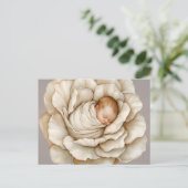 Schattige Baby-neutraal briefkaart (Staand voorkant)