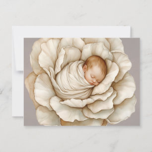 Schattige Baby-neutraal briefkaart