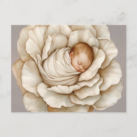 Schattige Baby-neutraal briefkaart (Voorkant)