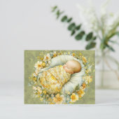 Schattige Baby-neutraal briefkaart (Staand voorkant)