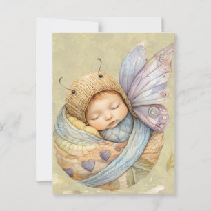 Schattige Baby-neutraal briefkaart