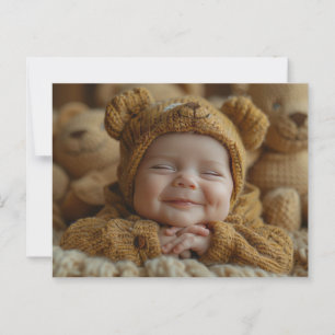Schattige Baby-neutraal briefkaart