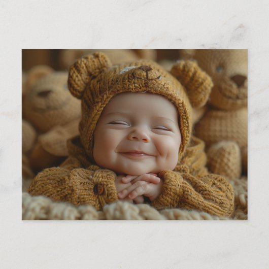 Schattige Baby-neutraal briefkaart (Voorkant)