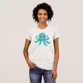 Schattige Baby Octopus T-shirt (Voorkant volledig)