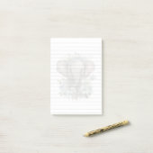 Schattige Baby Olifant 3M Post-it® Notities Notes (Op bureau)