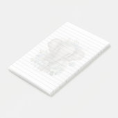 Schattige Baby Olifant 3M Post-it® Notities Notes (Schuin)