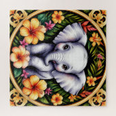 Schattige Baby Olifant Legpuzzel (Horizontaal)