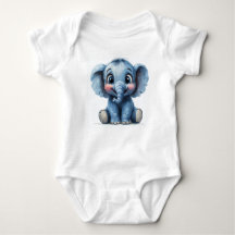 Schattige Baby olifant met grote ogen