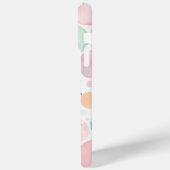 Schattige Baby Olifant met Monarchvlinders Case-Mate iPhone Case (Achterkant / Links)