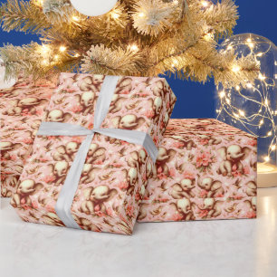  Schattige Baby Olifantspatroon Cadeaupapier