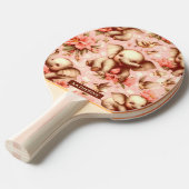  Schattige Baby Olifantspatroon Tafeltennisbatje (Voorkant Gekanteld)