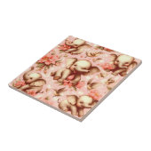 Schattige Baby Olifantspatroon Tegeltje (Zijkant)