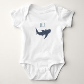Schattige Baby onder de naam Zee Whale Shark Romper (Voorkant)