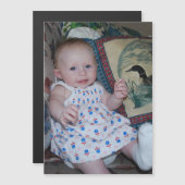 Schattige Baby op foto het op uw manier magnetisch (Voorkant / Achterkant)