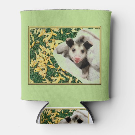Schattige Baby Opossum Blikjeskoeler (Voorkant)