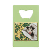 Schattige Baby Opossum Creditkaart Flessenopener (Voorkant)