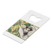Schattige Baby Opossum Creditkaart Flessenopener (Achterkant Gekanteld)