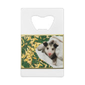 Schattige Baby Opossum Creditkaart Flessenopener (Achterkant)