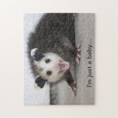 schattige baby opossum foto puzzel (Verticaal)