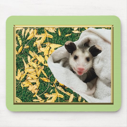 Schattige Baby Opossum Muismat (Voorkant)