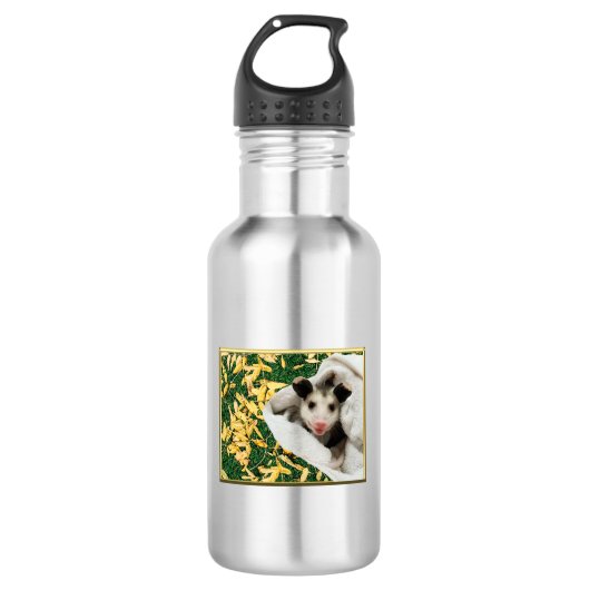 Schattige Baby Opossum Waterfles (Voorkant)