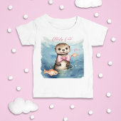 Schattige Baby otter meisje