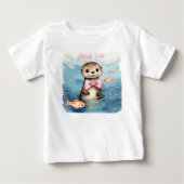 Schattige Baby otter meisje (Voorkant)