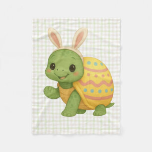 Schattige baby Paas/Spring Schildpad Fleece Deken