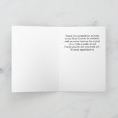 Schattige Baby Panda Baby shower dank u Bedankkaart (Binnen)