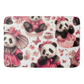  Schattige Baby Panda Naadloos Badmat (Voorkant)