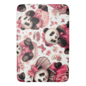  Schattige Baby Panda Naadloos Badmat (Voorkant Verticaal)