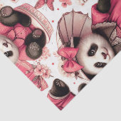  Schattige Baby Panda Naadloos Tissuepapier (Detail)