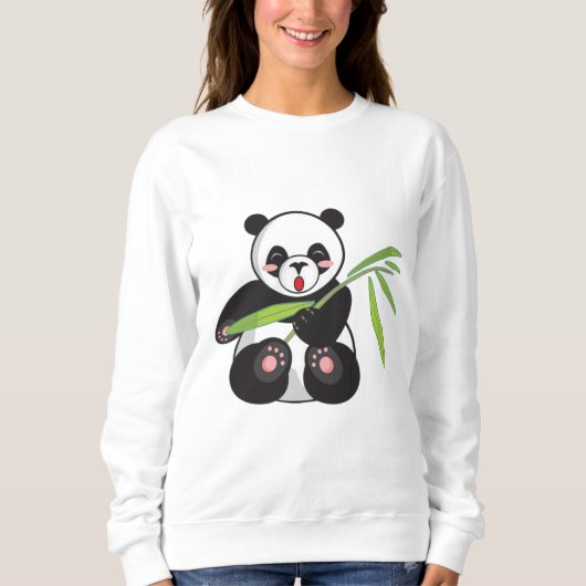 Schattige Baby Panda Sweatshirt (Voorkant)