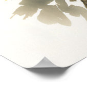 Schattige Baby Parrot Waterverf Nursery Poster (Hoek)