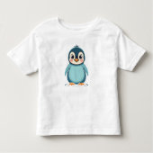 Schattige Baby Penguin Peuter T-shirt (Voorkant)