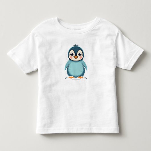 Schattige Baby Penguin Peuter T-shirt (Voorkant)