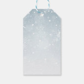 Schattige Baby Penguin Winter Dank u Cadeaulabel (Achterkant)