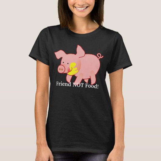 Schattige baby Pig T-Shirt (Voorkant)