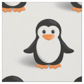 Schattige baby pinguïn stof (Close Up)